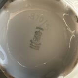 White Bavarian porcelain teapot H27