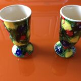 Pair of masagrans signed A Dressinval