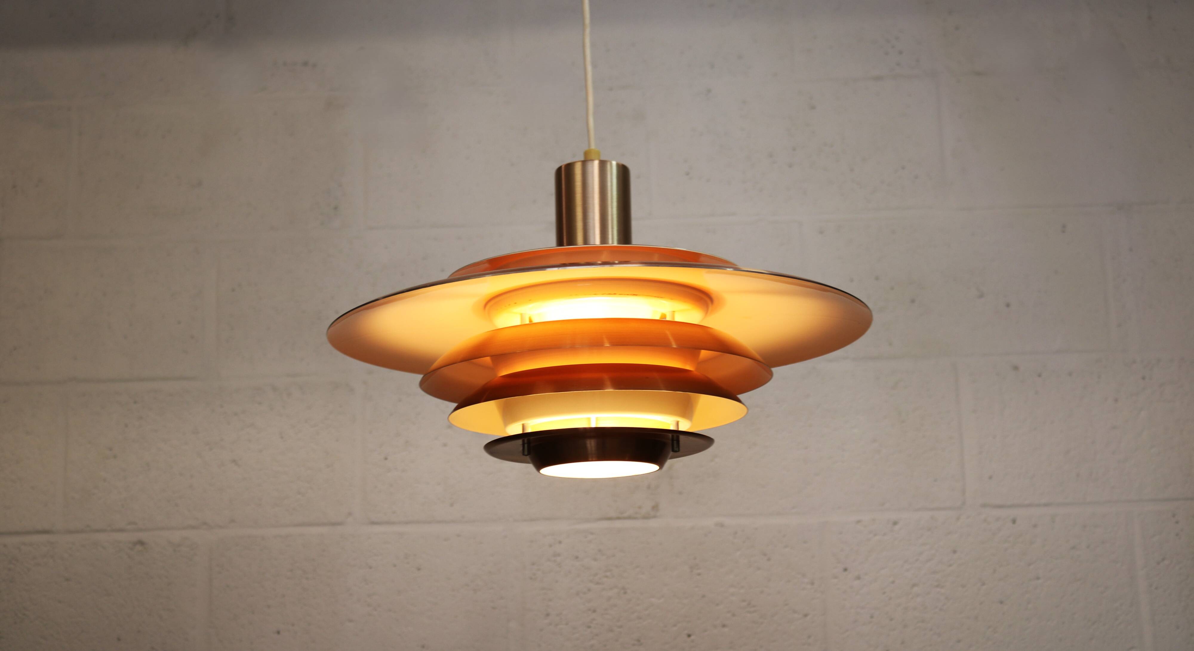 Very rare old Danish design lamp by Teknika model 425 - 60's