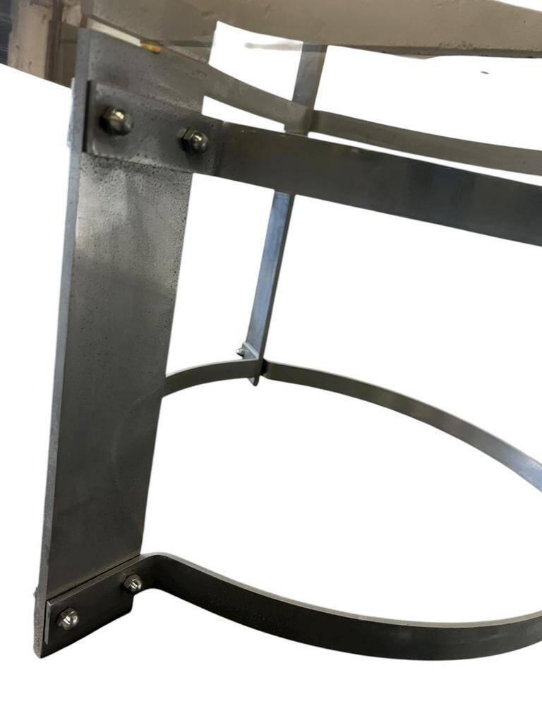 Table basse à café vintage en verre