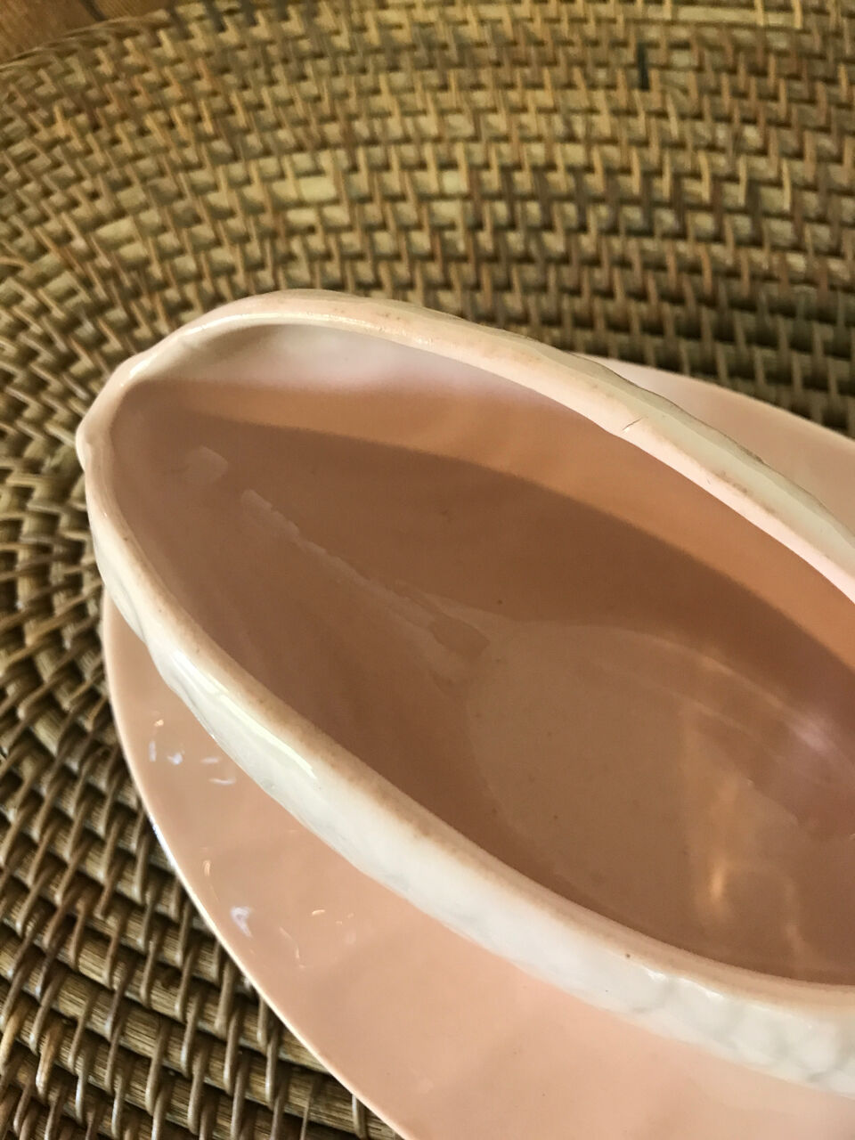 Boch vintage fish gravy boat