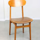 Vintage Italian Leatherette Dining Chairs, set of 3