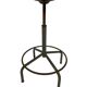Vintage industrial workshop stool work stool adjustable in height 60's design
