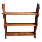 Old wooden shelf from the 19th century