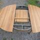 Scandinavian extendable oak table from the 1960s (butterfly extension)