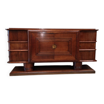 Charles Dudouyt oak art deco sideboard buffet 1940