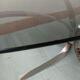 Table basse ovale verre fumé