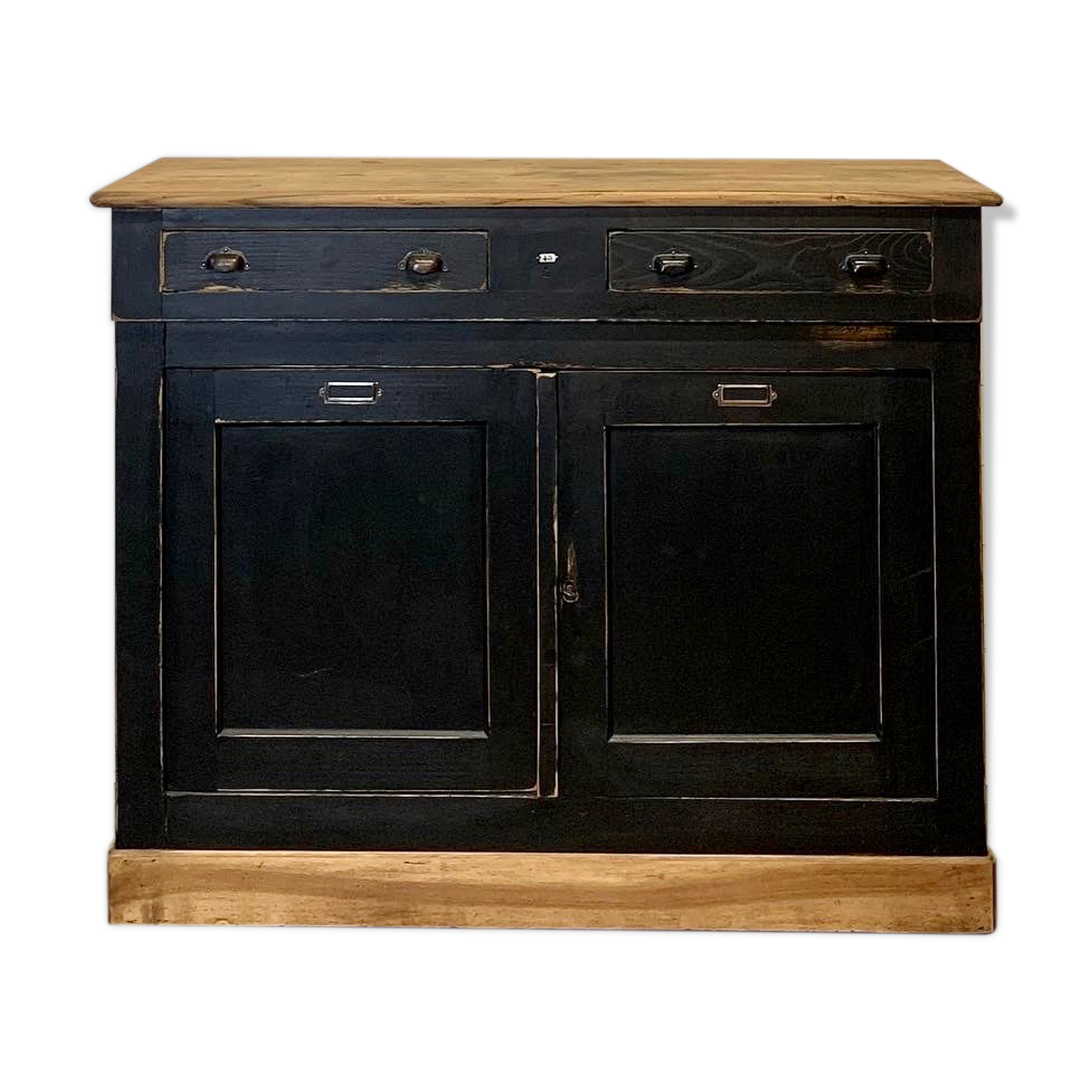 Black patinated Parisian buffet