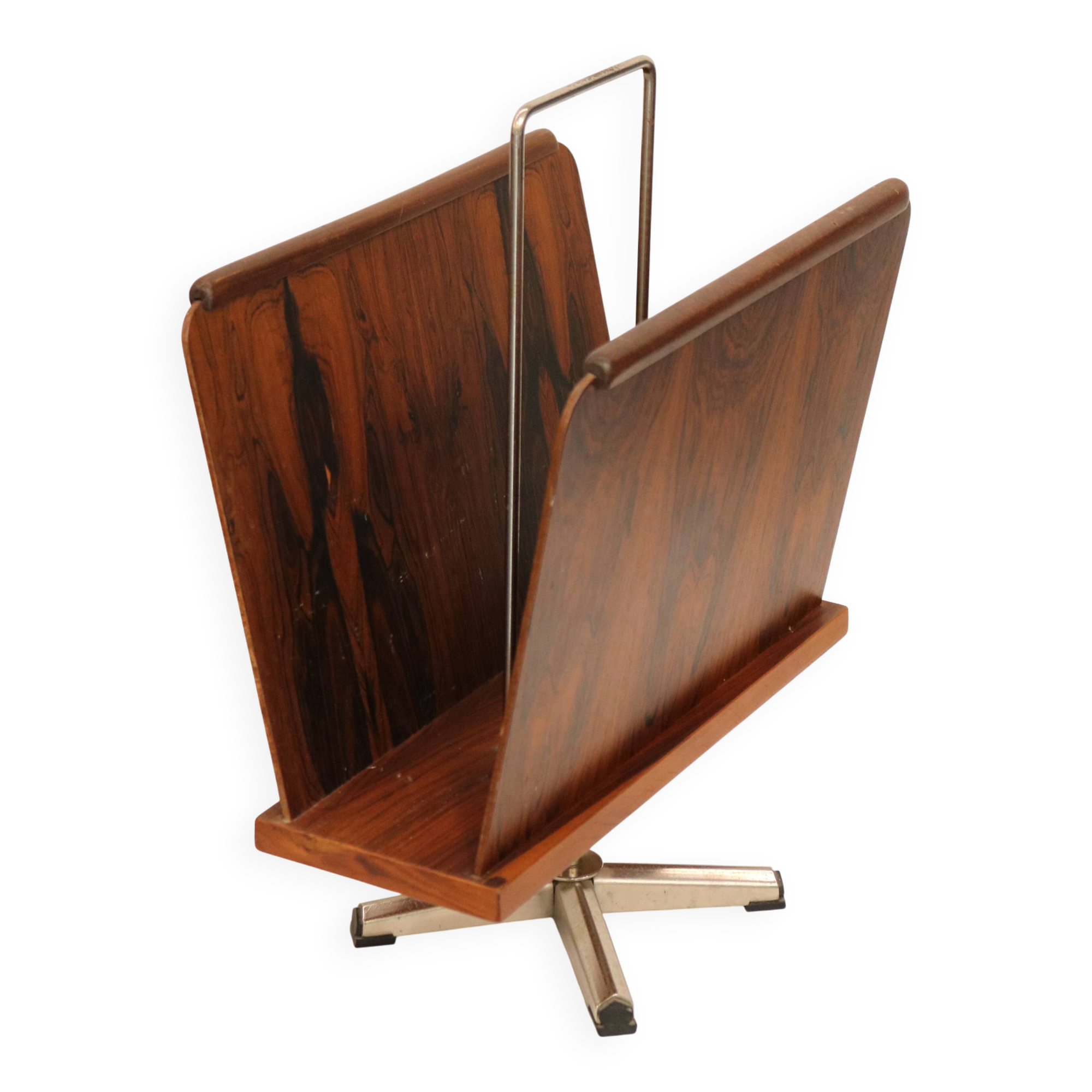 Porte-revues en teck par VAD trevarefabrikk, Norvège, années 1960.