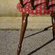 Chaises vintage, pieds compas, les 2