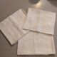 3 small antique tablecloths with embroidered initials PB