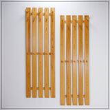 Pair of Slatted Wall Coat Racks