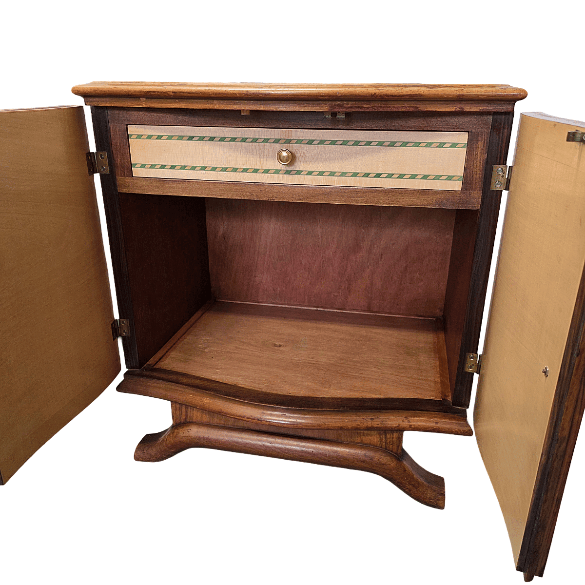 Set Of French Art Deco Bedside Tables, 1930s