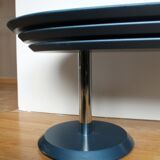 Table basse années 80 3 plateaux pivotants
