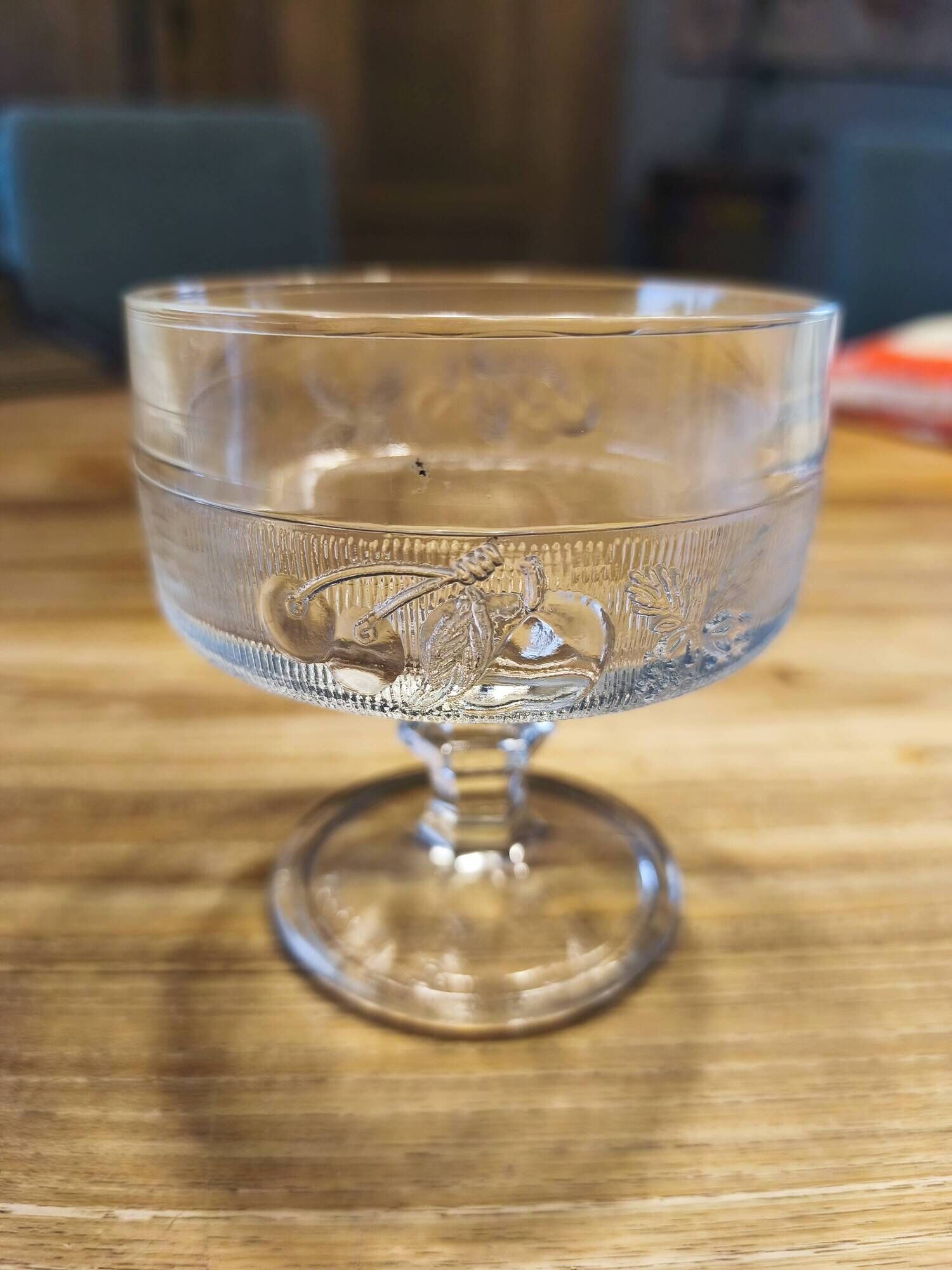 Set of 3 vintage glass dessert bowls - Iconic retro model from Italy