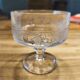 Set of 3 vintage glass dessert bowls - Iconic retro model from Italy
