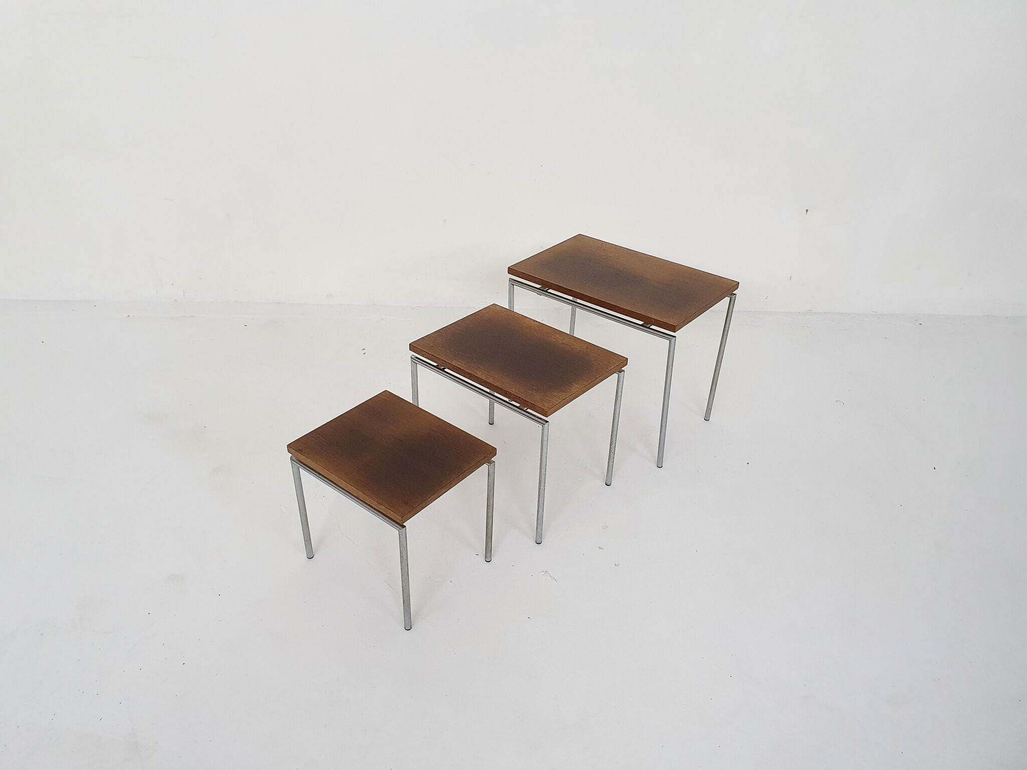 Mid-century nesting tables, The Netherlands 1950's