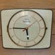 Vedette rectangular clock yellow formica