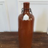Bouteille en grès émaillé