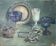 Old pair of still life oil on canvas signed Brittany 1 damaged
