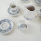 Service à thé et tasse, design italien, années 1970, fabriqué en Italie