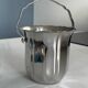 Vintage Guy Degrenne stainless steel ice bucket – tulip-shaped ice tray – ba