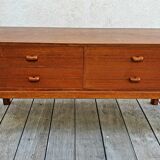 Commode basse danoise teck Aksel Kjersgaard Odder
