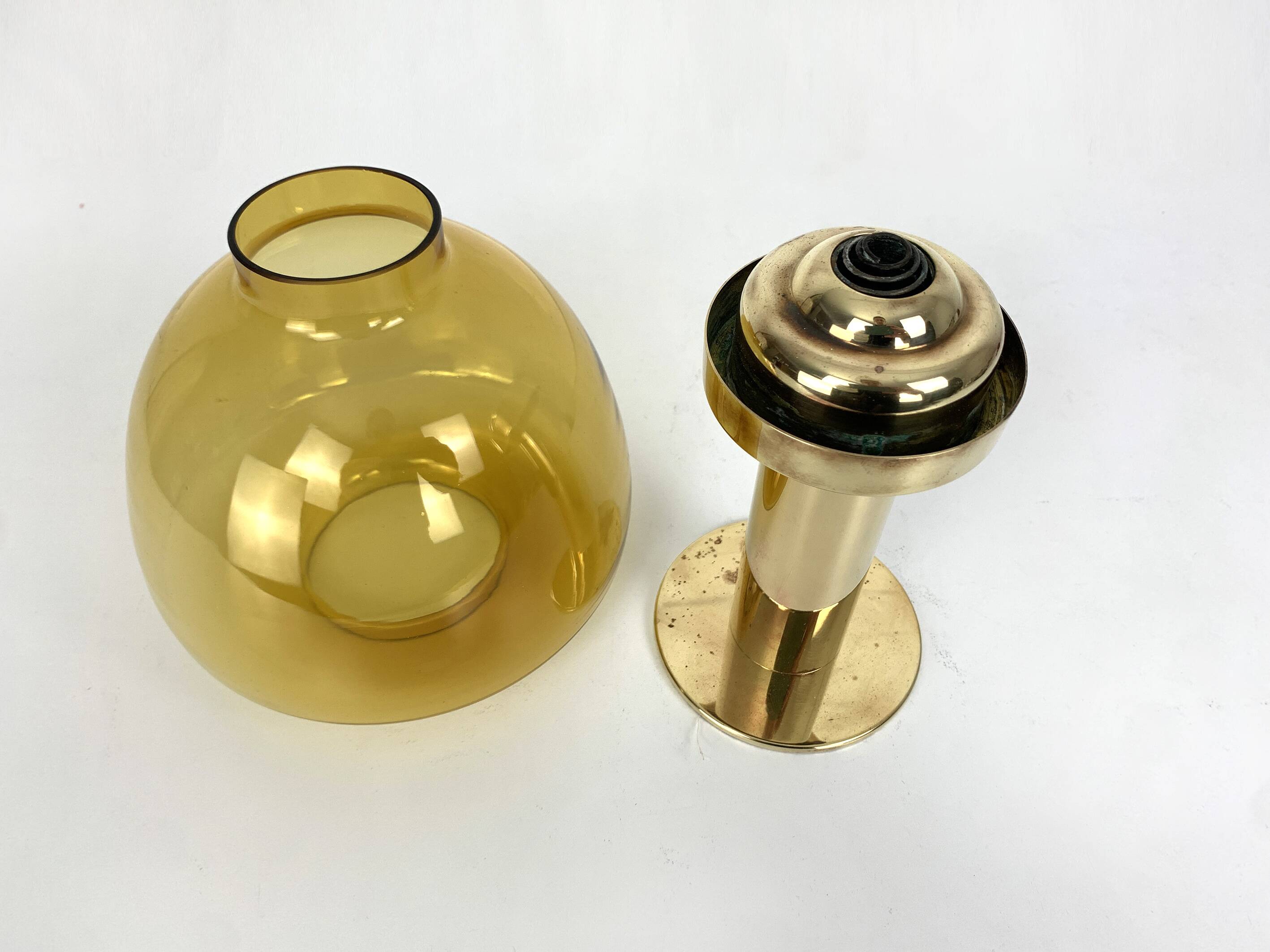 L102/32 brass candle holder, Hans-Agne Jakobsson, AB Markaryd, Sweden, 1960s