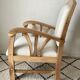 Restored colonial style armchair