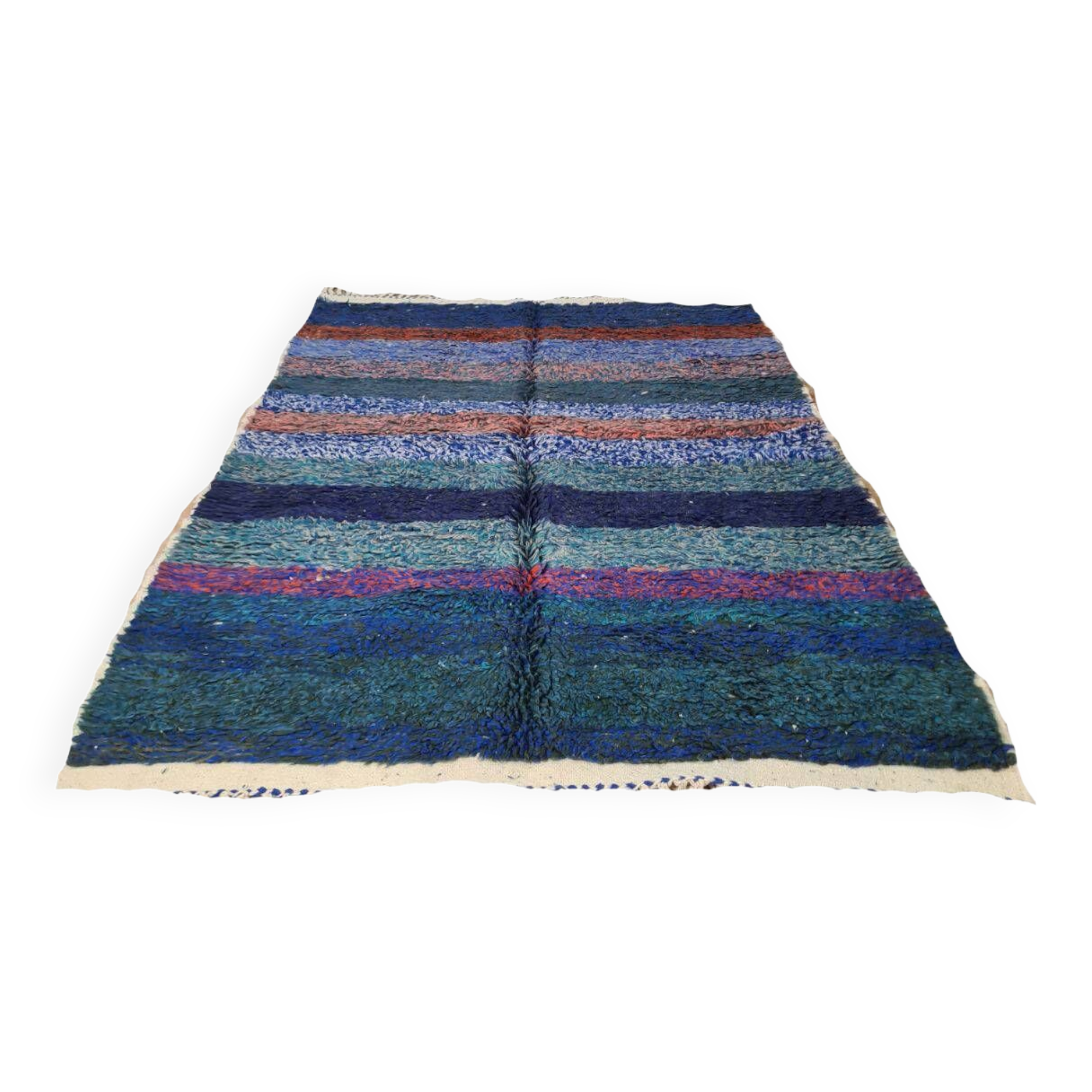 Handmade wool Berber rug 250 x 150 cm