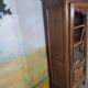 Petite vitrine en chêne une porte