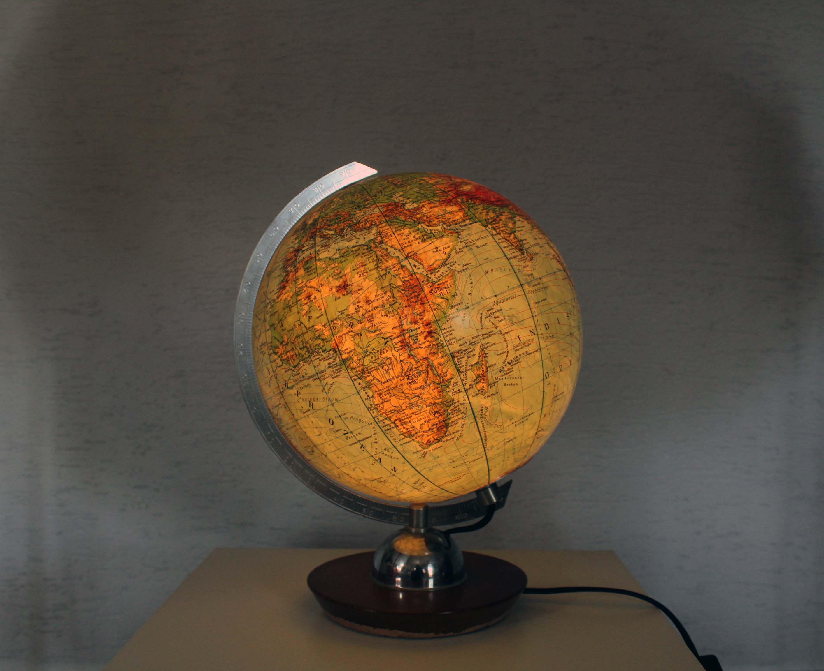 Globe  in glass