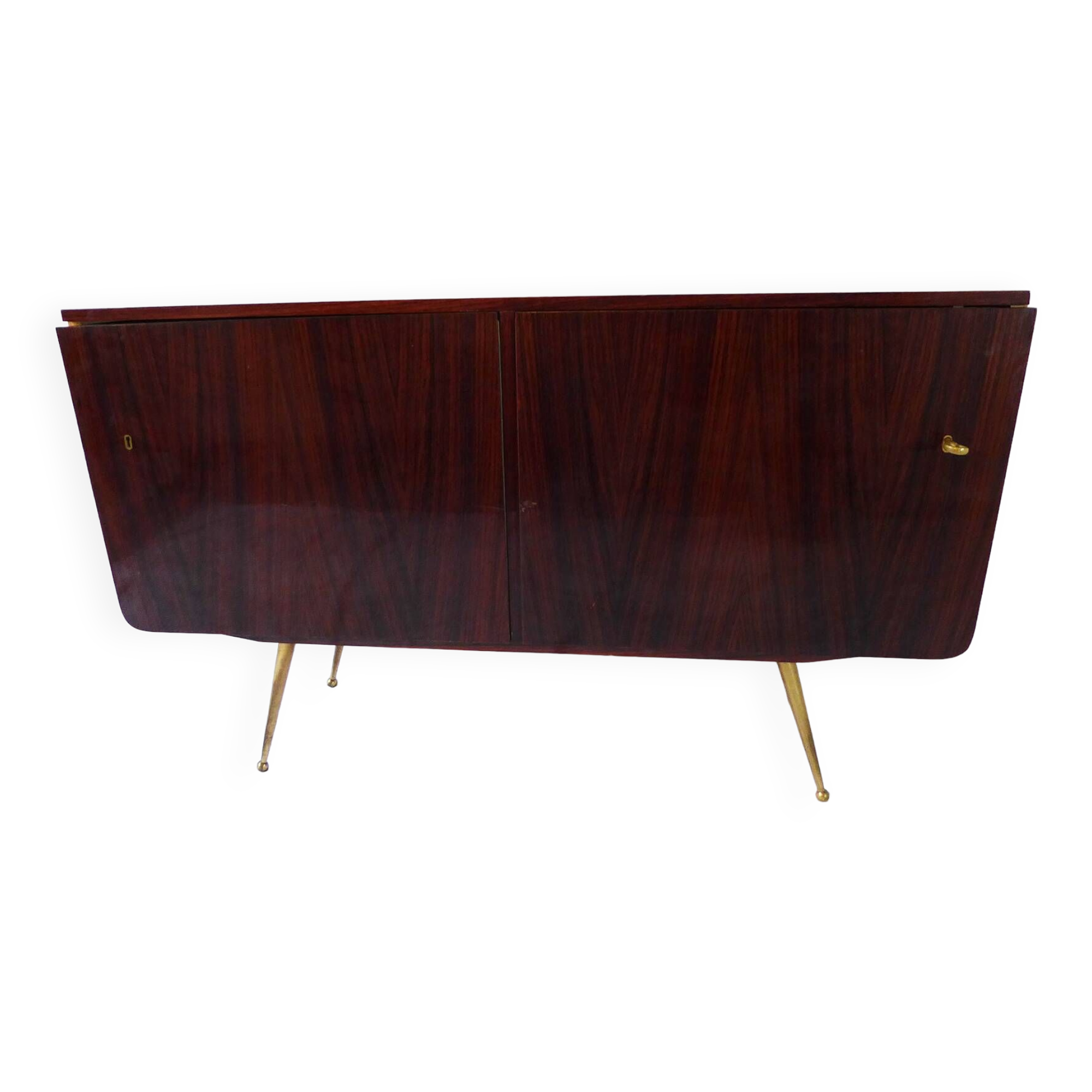 Chest of 2 doors with brass legs