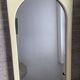 Large oblong mirror Space Age 1970s