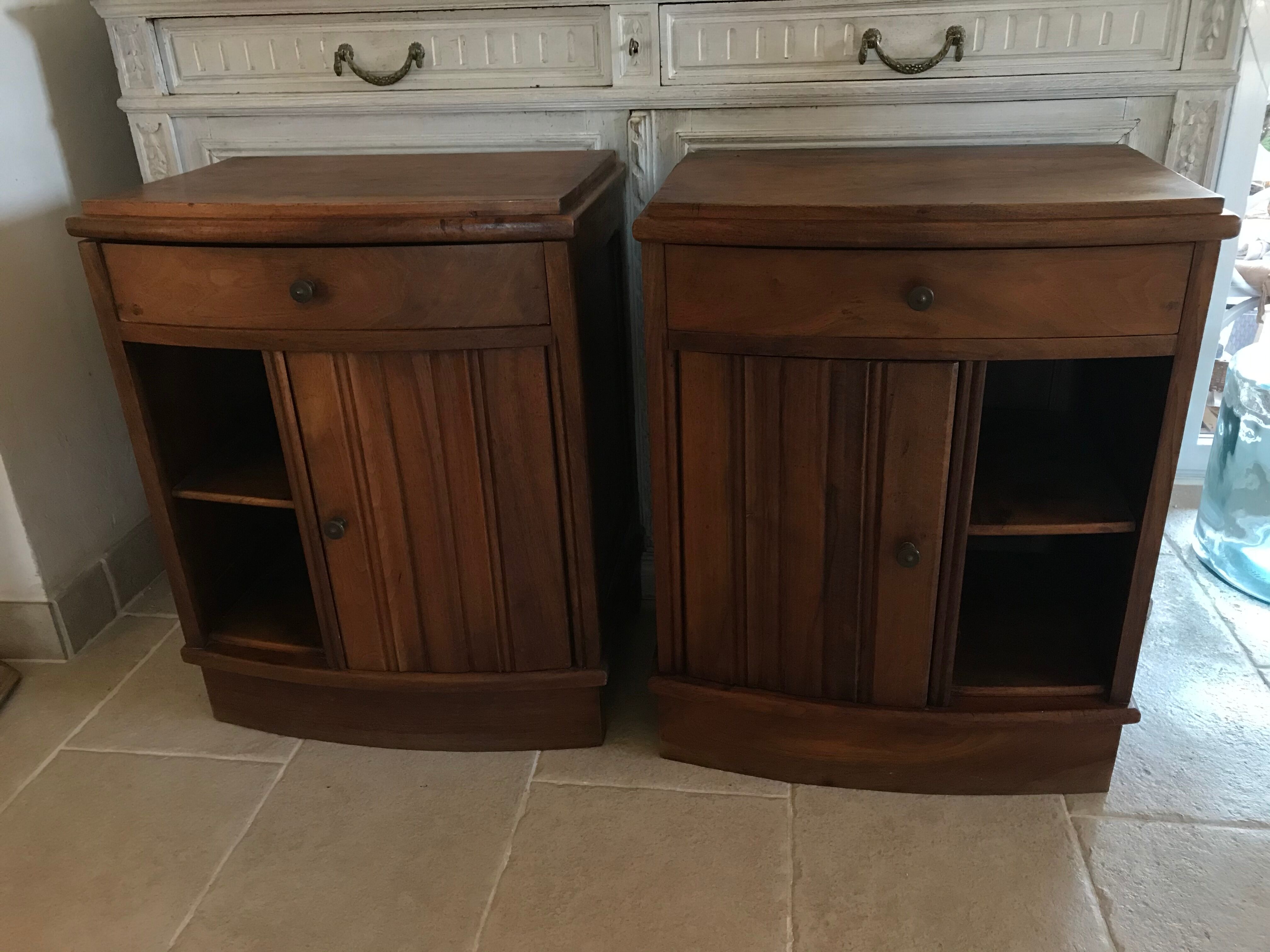 Pair of bedsides Circa 1940