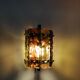 Pair of brutalist wall lamps and hanging lamps