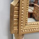 Golden wooden mirror, Louis XVI style - early 20th century