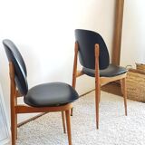 Pair of Baumann chairs model Pegasus circa 1960