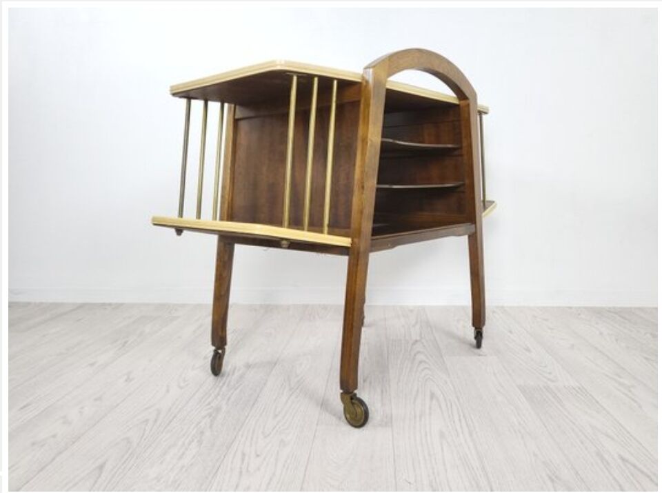 Bar cabinet trolley