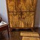 vintage Art Deco wooden armoire / bar