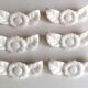 6 porte couteaux en porcelaine blanche