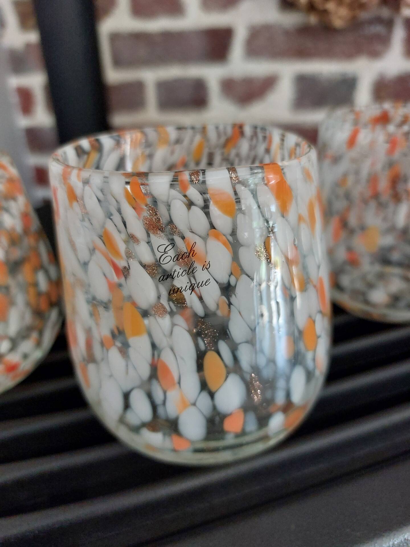 Blown glass tumbler