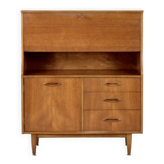 Vintage 'Jentique' Danish Style Teak Bureau / Sideboard / Cabinet. Delivery