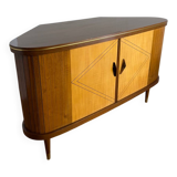 Meuble bar vintage à plateau tournant – l’esprit cocktail des années 50