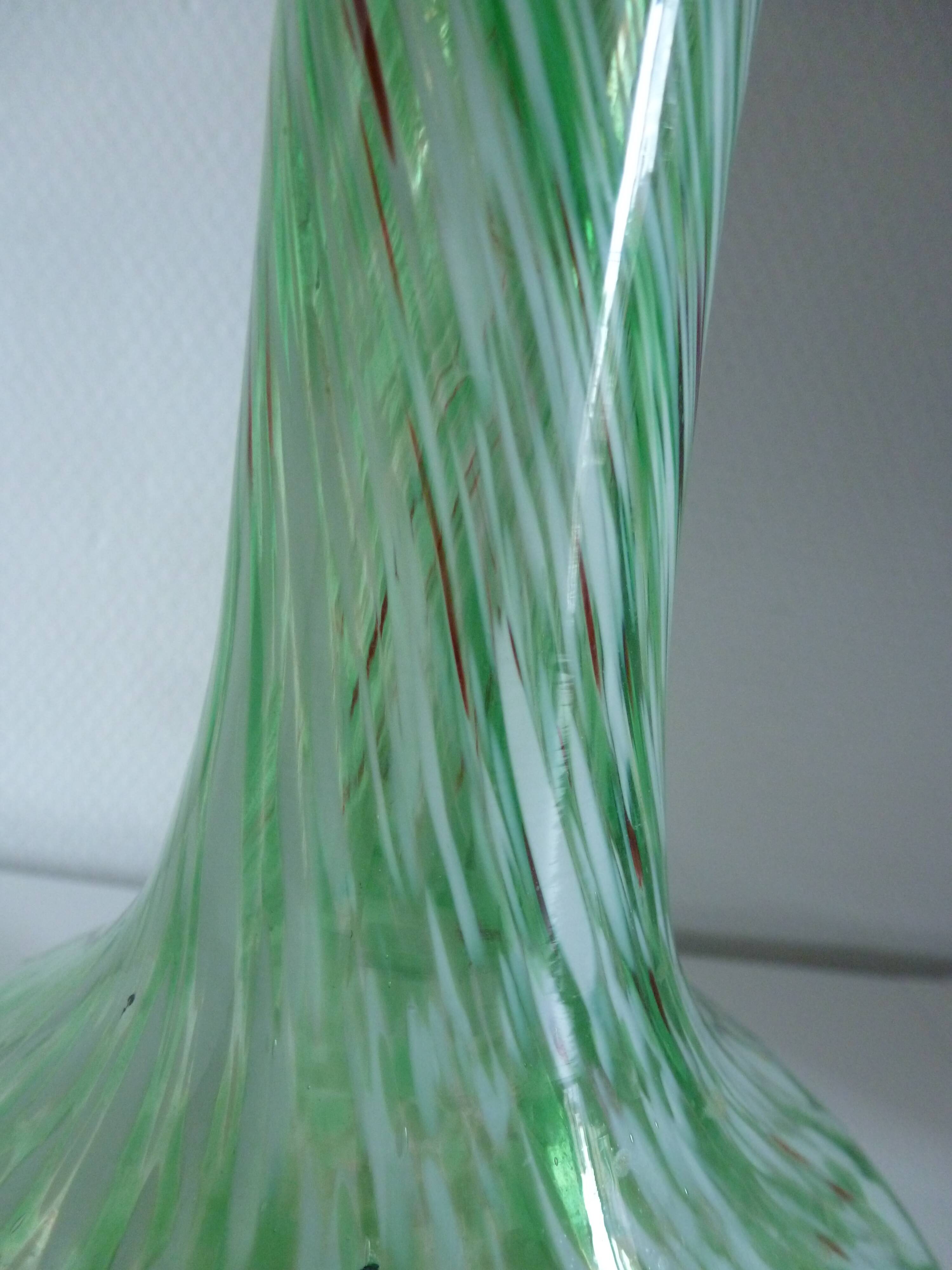 Green vase