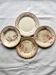 Set of 4 flat plates "Terre de Fer"