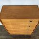 Shoe cabinet in light wood year 1960 vintage