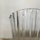 Large Art Deco fan vase in Arques crystal, France 1950