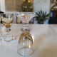6 verres à digestif en cristal