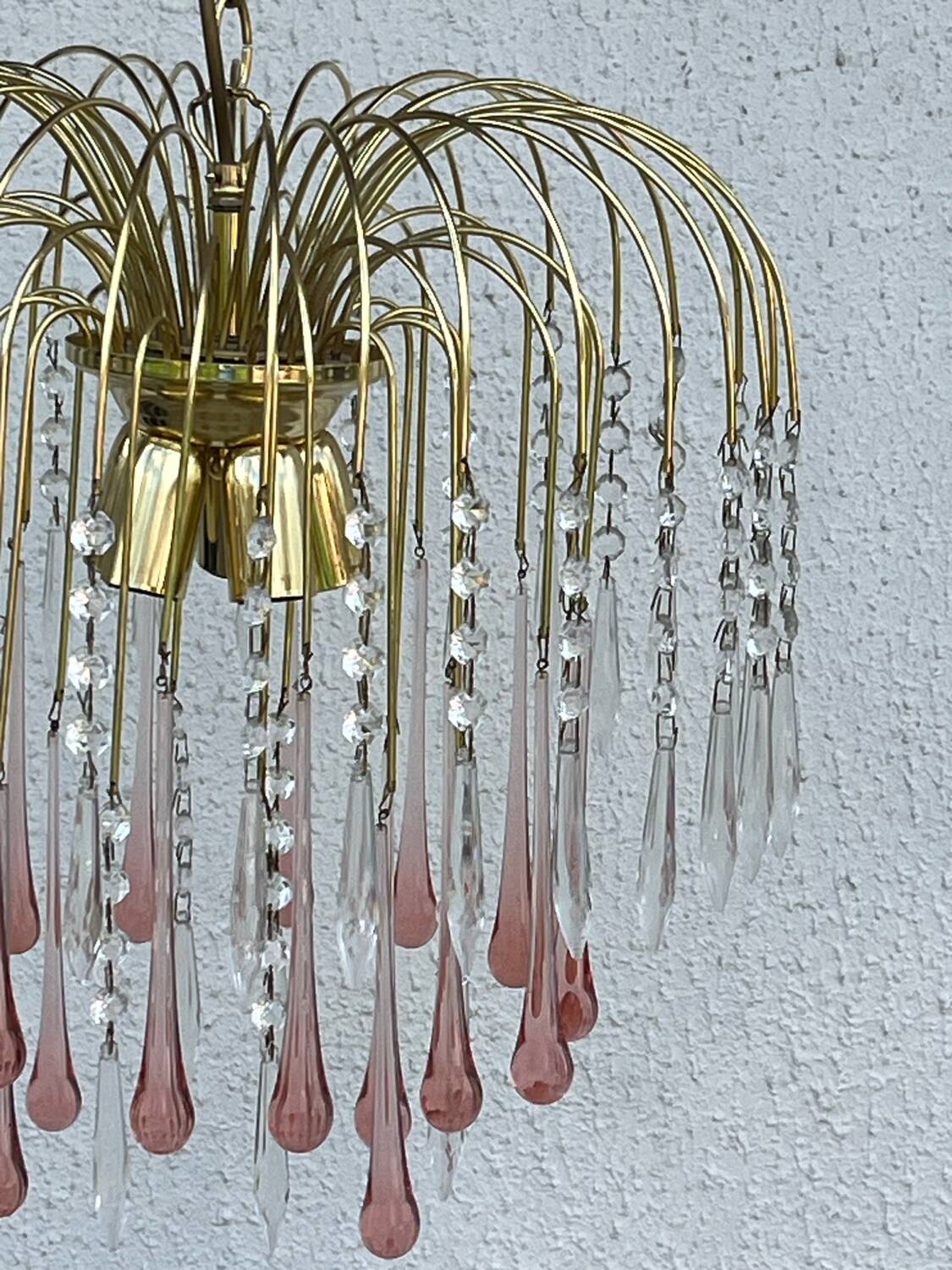 Murano glass wall chandelier